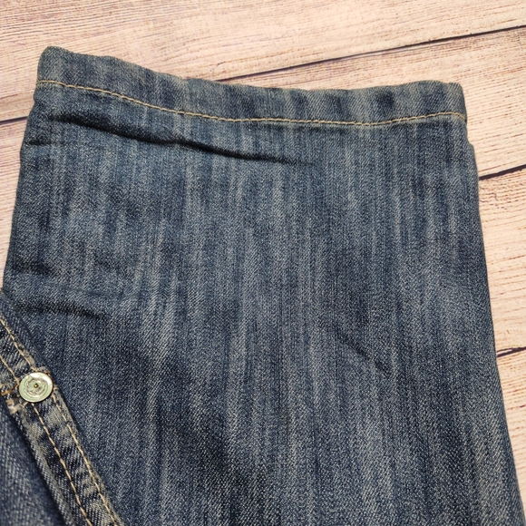 A. Prodigee Medium Wash Straight Leg Jeans Front Wiskering Size 32 x 30 - Picture 4 of 11